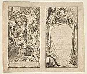 Vignettes pour les "Tablettes historiques, topographiques et physiques de Bourgogne" by Gabriel de Saint-Aubin|Etienne Fessard