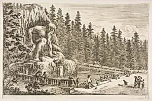 Villa of Pratolino: The Appenino by Stefano della Bella