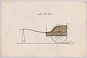Village Cart #3460 by Brewster & Co.