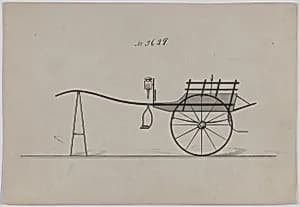 Village Cart #3629 by Brewster & Co.