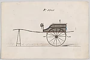 Villiage Cart #3445 by Brewster & Co.