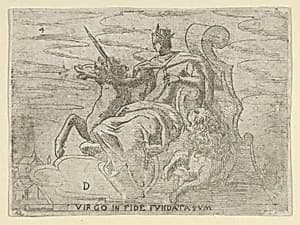 Virgo in Fide Fundata Sum by Anonymous, Italian, 16th century