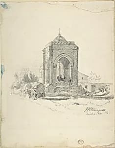 Wayside Temple Near Seville by John Bagnold Burgess