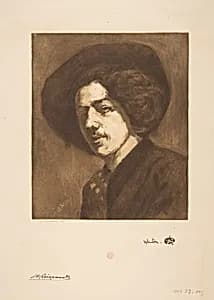Whistler's "Portrait of Himself" by Henri-Charles Guérard|James McNeill Whistler
