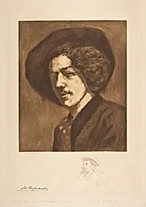 Whistler's "Portrait of Himself" by Henri-Charles Guérard|James McNeill Whistler