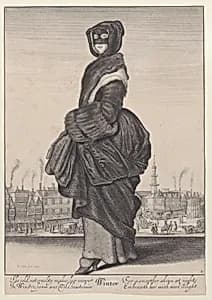 Winter by Wenceslaus Hollar