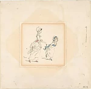 Woman and Child by Kate Greenaway