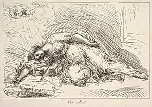 Woman Slain with Sword by Carlo Maratti|Giuseppe Canale