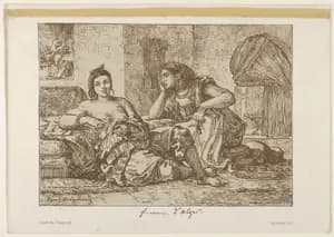 Women of Algiers by Eugène Delacroix