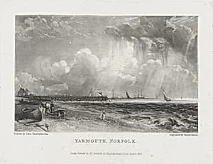 Yarmouth, Norfolk by David Lucas|John Constable