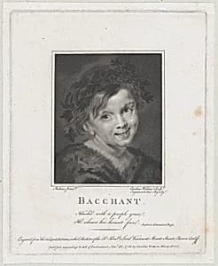 Young Bacchus by Caroline Watson|Peter Paul Rubens