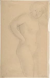 Young Girl Kneeling by Auguste Rodin