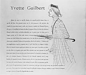 Yvette Guilbert by Gustave Geffroy|Henri de Toulouse-Lautrec|André Marty|l'Estampe Originale|Edward Ancourt|Frémont