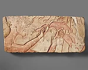 Akhenaten Sacrificing a Duck by Unknown Artist