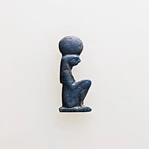 Amulet of Re-Harakhty squatting by Unknown Artist