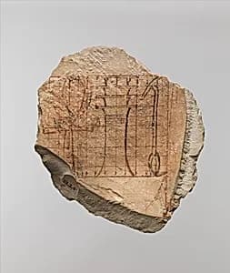 Artist's Scaled Drawing of Hieroglyphs by Unknown Artist