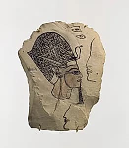 Artist's Sketch of Ramesses IV by Unknown Artist