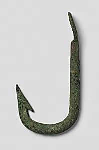 Barbed fishhook by Unknown Artist