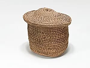 Basket and lid by Unknown Artist