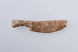 Bifacial knife with handle by Unknown Artist