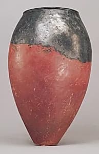 Black-topped red ware jar by Unknown Artist