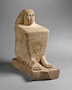 Block Statue of Ankhwennefer by Unknown Artist