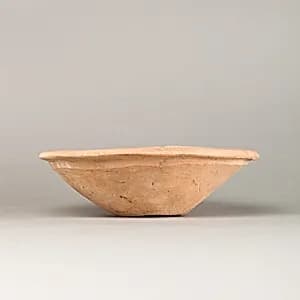 Bowl with flattened rim by Unknown Artist
