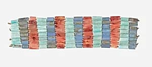 Bracelet of cylindrical beads by Unknown Artist