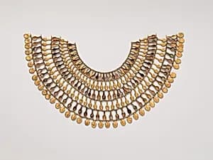 Broad collar of Nefer Amulets by Unknown Artist