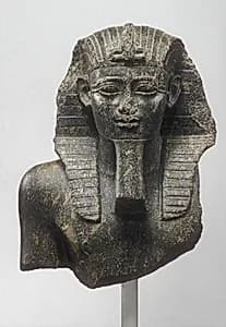 Bust from Statue of a King by Unknown Artist