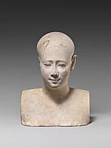 Bust of a priestly figure by Unknown Artist