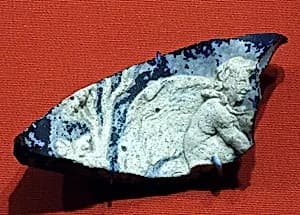 Cameo fragment with a satyr by Unknown Artist