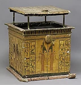 Canopic Chest of Khonsu by Unknown Artist