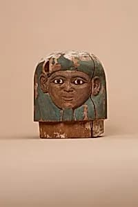 Canopic jar lid of Ukhhotep by Unknown Artist