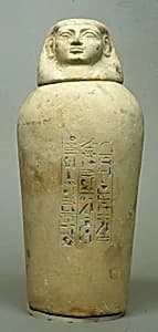 Canopic Jar of Manhata by Unknown Artist