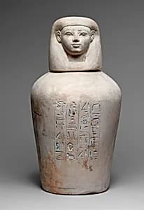 Canopic Jar of Manuwai by Unknown Artist
