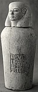 Canopic jar of princess Any by Unknown Artist