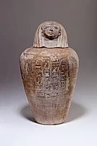 Canopic Jar of Ruiu by Unknown Artist