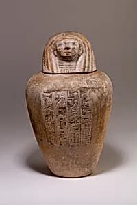 Canopic Jar of Ruiu by Unknown Artist