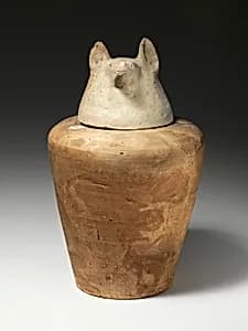 Canopic jar of Tetinakht: Duamutef by Unknown Artist
