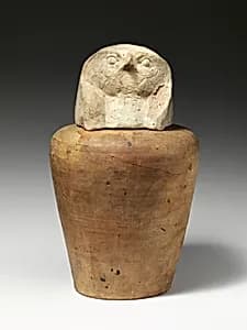 Canopic jar of Tetinakht: Qebesenuef by Unknown Artist