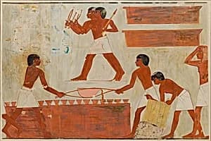 Casting Metal, Tomb of Rekhmire by Nina de Garis Davies