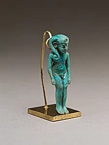 Child god (Harpokrates?) amulet by Unknown Artist