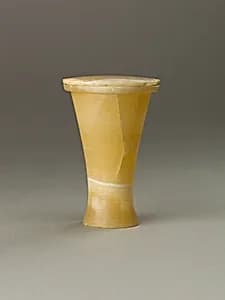 Cosmetic jar with lid by Unknown Artist