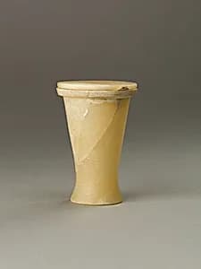Cosmetic jar with lid by Unknown Artist