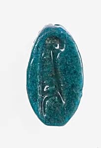 Cowroid Seal with Maat inscription by Unknown Artist