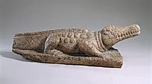 Crocodile statue by Unknown Artist