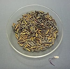 Cylinder Beads of Gold by Unknown Artist