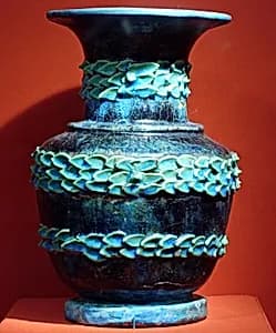 Decorated jar by Unknown Artist