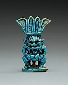 Double-sided Bes amulet by Unknown Artist